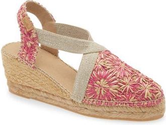 Toni Pons Terra Wedge Sandal in Rosa at Nordstrom, Size 7-7.5Us