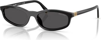 Miu Miu Regard Zonnebril - Dames - Zonnebrillen - Zwart - 54 MM - Accessoires