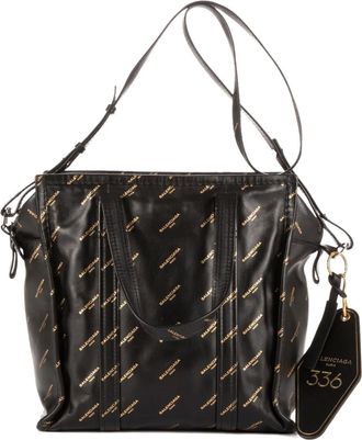 Balenciaga Borsa tote con stampa - Nero