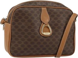 Celine Pre-owned Cross Body Bags, female, Brown, Size: ONE SIZE Pre-owned Plastic Cross Body Bag