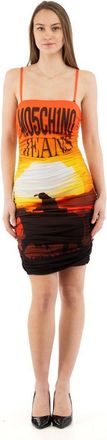 Moschino Multicolor Cotton Casual Womens Dress
