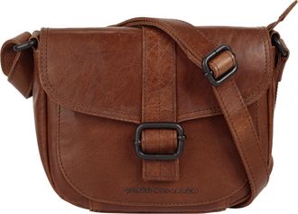 Spikes & Sparrow Umh&auml;ngetasche SPIKES & SPARROW, Damen, Gr. B/H/T: 23cm x 18cm x 9cm onesize, cognac, Leder, leicht gl&auml;nzend, unifarben, Taschen Umh&auml;ngetasche, echt Le