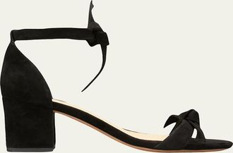 Alexandre Birman Clarita Suede 60mm City Sandals