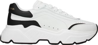 Dolce & Gabbana Sneakers Männer Leder weiß/schwarz