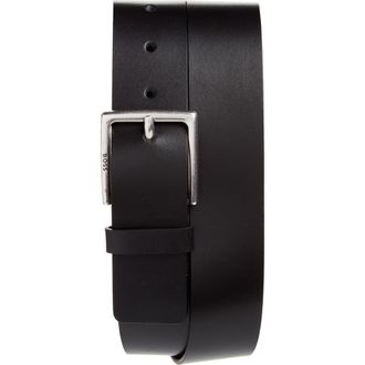 BOSS Rummi Leather Belt in Blk at Nordstrom Rack, Size 40
