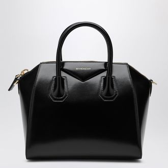 Givenchy Small Black Antigona Bag In Leather