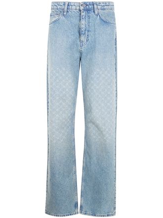 Daily Paper Clothing Faded Monogram Amba Jeans