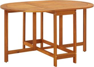 vidaXL Mesa De Jard&iacute;n Madera Maciza De Acacia 130x90x72 Cm Vidaxl