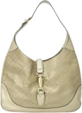 Gucci Pre-owned Shoulder Bags, female, Beige, Size: ONE SIZE Pre-owned Vintage Shoulder Bag