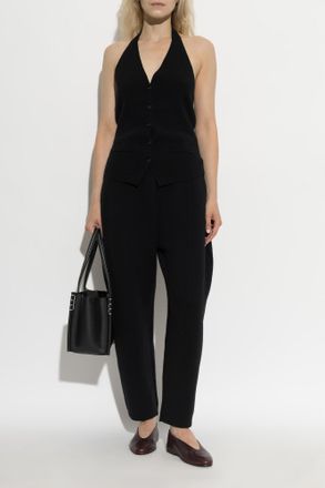 Lisa Yang Cashmere Top Immy, Womens, Black