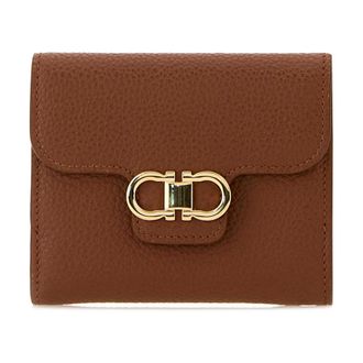Ferragamo Wallets & Cardholders, female, Brown, Size: ONE SIZE Leather Wallet