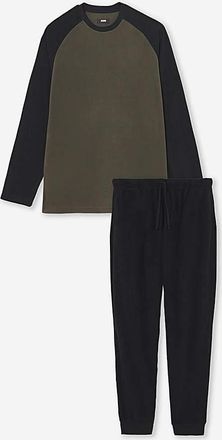 Jacamo Raglan Micro Fleece Pyjama Set