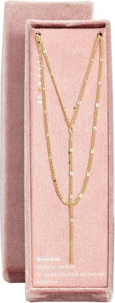 Chelsea28 Demi Fine Layered Y-Necklace in Gold at Nordstrom