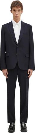 Paul Smith Woolen Suit - Heren - Business pakken - Blauw - L - Wol - Kostuums