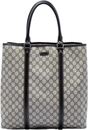 Gucci Pre-owned Vintage Tote Bag - Dames - Vintage Shopper - Beige - ONE Size - Leer - Vintage