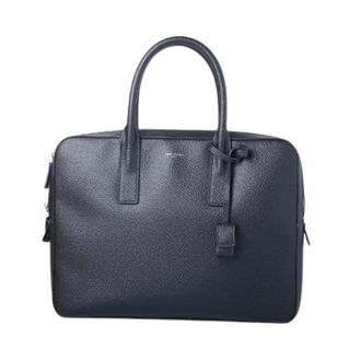 Saint Laurent Pre-owned Museum Aktetas - Dames - Vintage Handtas - Zwart - ONE Size - Leer - Vintage
