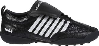 Dsquared2 Soccer Lace-Up Calf Leather Sneakers