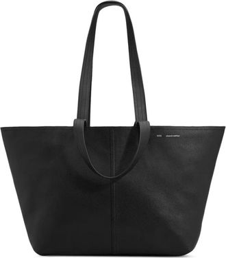 Ami Stijlvolle Midi Tote Tas - Dames - Shoppers - Zwart - ONE Size - Leer - Tassen