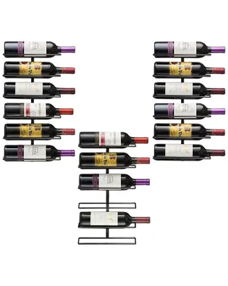 Sorbus 6-Bottle Wall Mount Wine Rack