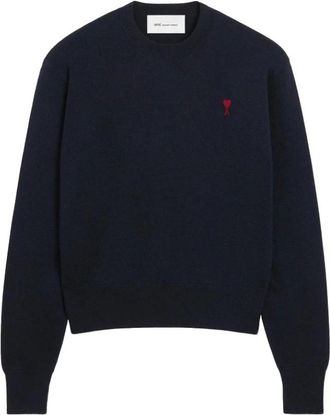 Ami Sweatshirts, female, Blue, Size: M Sweater