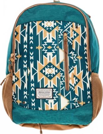 Hooey Unisex - Rock Backpack In Teal/aztec