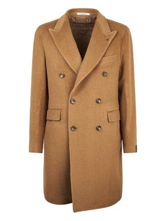 Tagliatore double-breasted coat - Brown