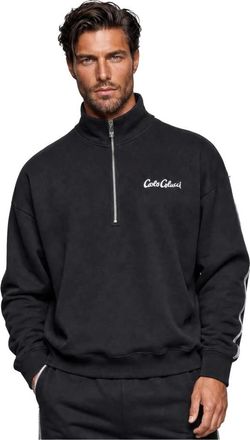 Carlo Colucci Sweattroyer - Stripe Club - - Sweatshirts & Hoodies - Uomo - Nero - XL