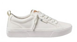 Reef Womens Lay Day Dawn Leather Shoes In White