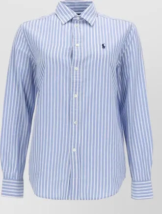 Polo Ralph Lauren striped shirt collared neck long sleeves