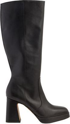 8 by YOOX LEATHER PLATFORM TALL BOOT