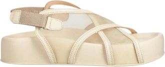AGL Jane Sandalen - Dames - Sandalen - Beige - 35 EU - Leer - Schoenen
