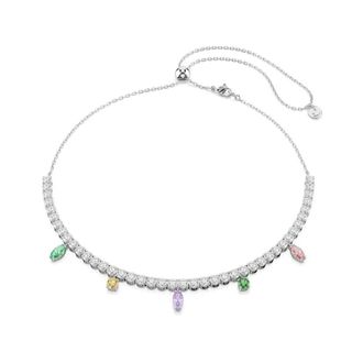 Swarovski Accessoires, Dames, Grijs, ONE Size, Tennis Ketting