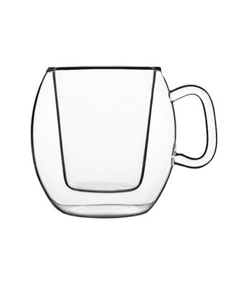 Luigi Bormioli Thermic Glass 10.25Oz Coffee Glasses (Set Of 2)