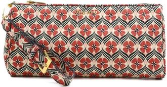 Miu Miu Multi-Color Red Color Leather Clutch Bag (Pre-Owned)