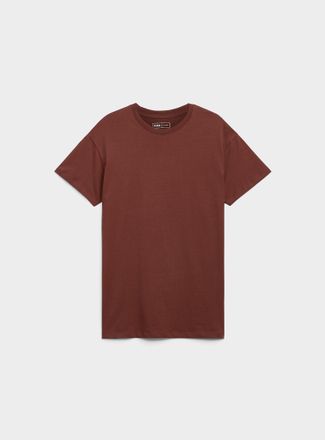 Djab Mens Organic cotton crew-neck t-shirt DJAB 101 Longline fit