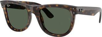 Ray-Ban Vierkante zonnebril Wayfarer Reverse Groen Donker - unisex - Zonnebrillen - Bruin - 50 MM - Accessoires