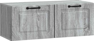 vidaXL Mueble Para Tv De Pared 78,5 X 31 X 30 Cm Gris Sonoma Vidaxl
