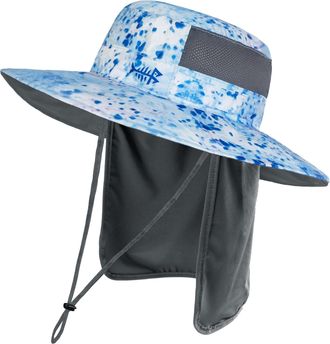 Bassdash UPF 50+ Sun Fishing Hat Water Resistant with Detachable Neck Flap