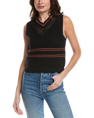 Re/Done RE/DONE Crochet Mesh Vest