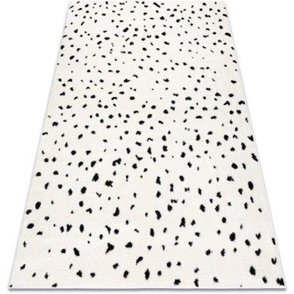 RugsX Rugsx - Carpet mode 8508 dots cream / black beige 200x290 cm