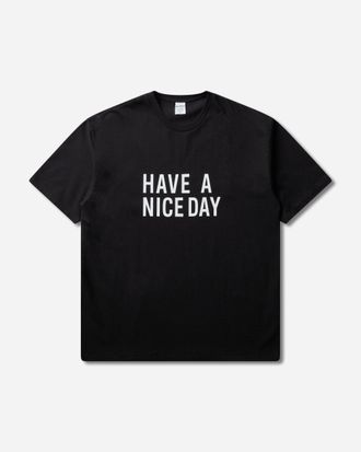 Wacko Maria Men s Washed Heavy Weight T-Shirt (Type-14) Black