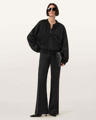 AllSaints Mirri Jersey Bomber Jacket