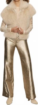 Sanctuary Cadence Relaxed Straight Pants In Platinum