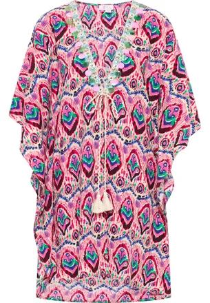 Izia Kimono Dames Roze Veelkleurig