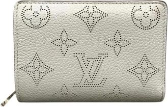 Louis Vuitton Pre-owned Wallets, female, Gray, Size: ONE SIZE Pre-owned Canvas Wallet