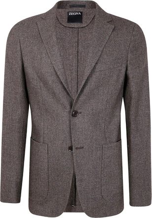 Ermenegildo Zegna Wool Cotton And Cashmere Jacket