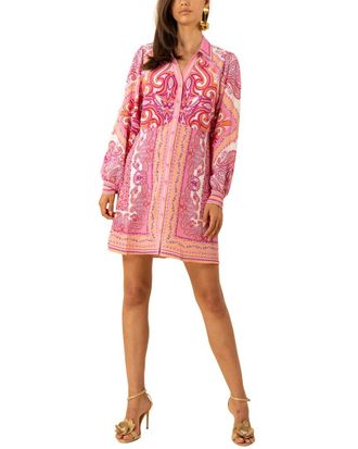 Hale Bob Hale Bob Hadlee Silk Mini Dress