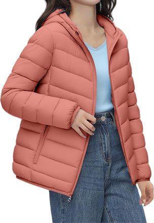Generic Quilted Winter Coats For Women Uk - Baggy Puffer Jacket Womens With Hood - WinterCoat With Hood Longline Coats Straitjacket Gymjacket Transitional Jac