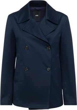 Add Cotton Peacoat - Dames - Mantel - Blauw - M - Jassen