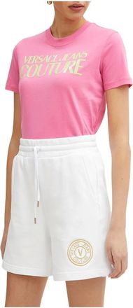 Versace Jeans Couture Mujer, Pantalones cortos, Blanco, Talla: S